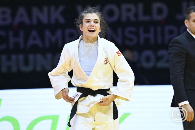 Cselgáncs-vb Budapesten - Gyertyás Róza bronzérmes
