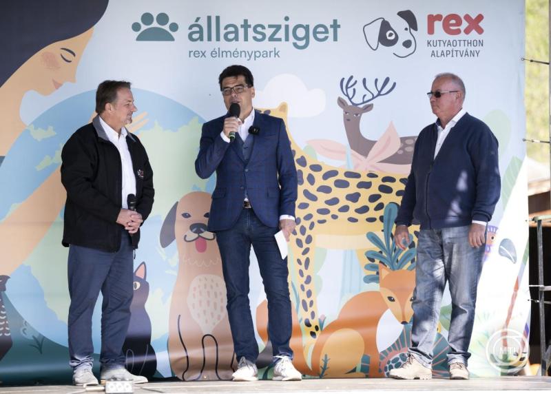 A Rex Állatsziget sajtóeseménye