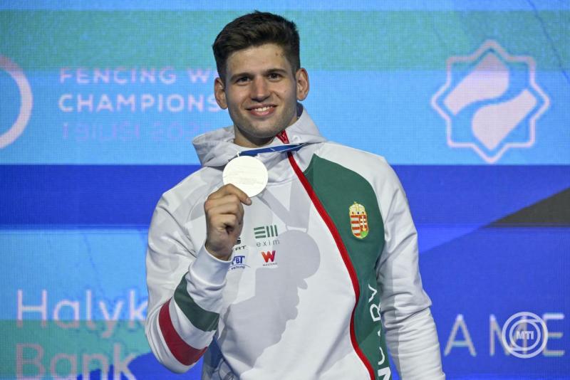 Vívó-világbajnokság Tbilisziben - Siklósi Gergely ezüstérmes