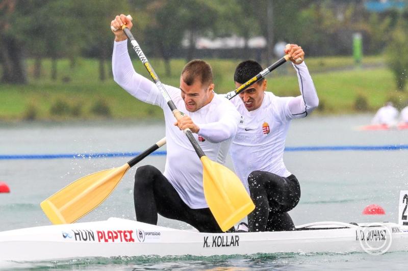 Kajak-kenu vb Milánóban - Kollár Kristóf és Juhász István bronzérmes kenu kettes 500 méteren