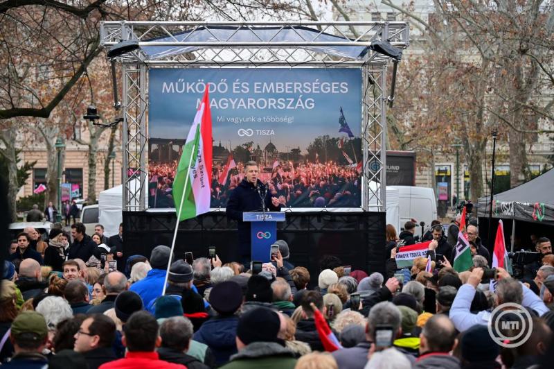 A Tisza Párt rendezvénye Szegeden