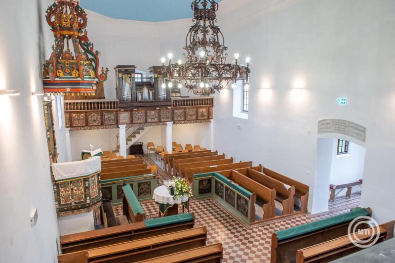 A horvátországi Rétfalu megújult református temploma