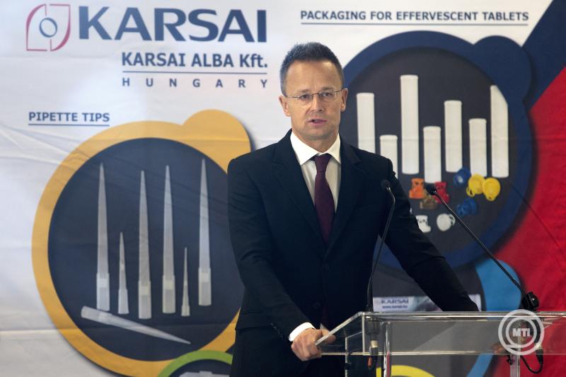 A Karsai Alba üzemmegnyitó ünnepsége Székesfehérváron