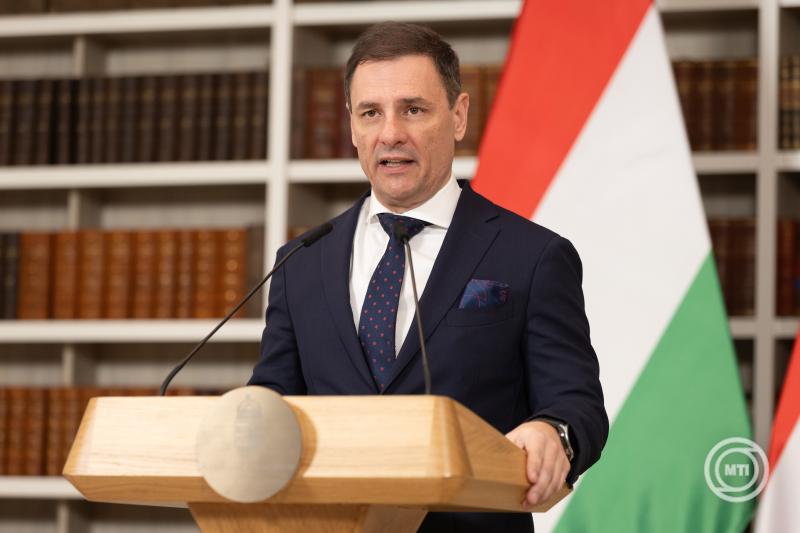 Tuzson Bence igazságügyi miniszter sajtótájékoztatója