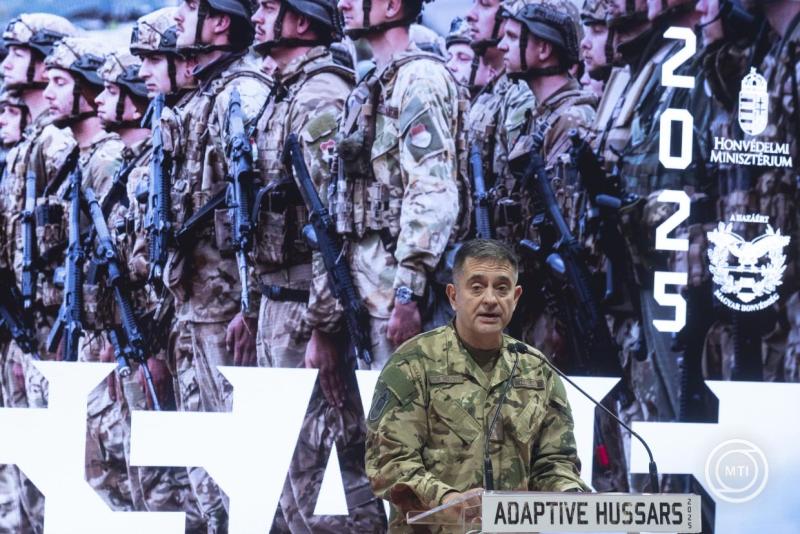 Az Adaptive Hussars 2025 katonai gyakorlat zárórendezvénye
