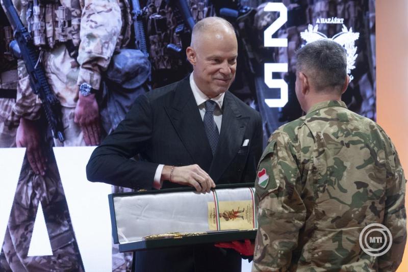 Az Adaptive Hussars 2025 katonai gyakorlat zárórendezvénye