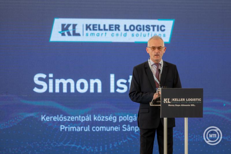 Átadták a Mures Depo Alimente Kft. hűtőraktárát az erdélyi Kerelőszentpálon