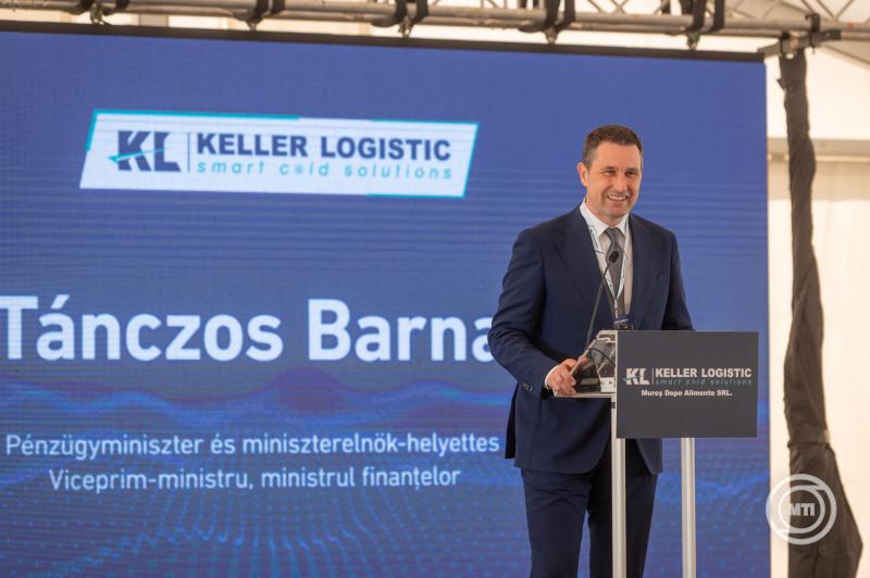 Átadták a Mures Depo Alimente Kft. hűtőraktárát az erdélyi Kerelőszentpálon
