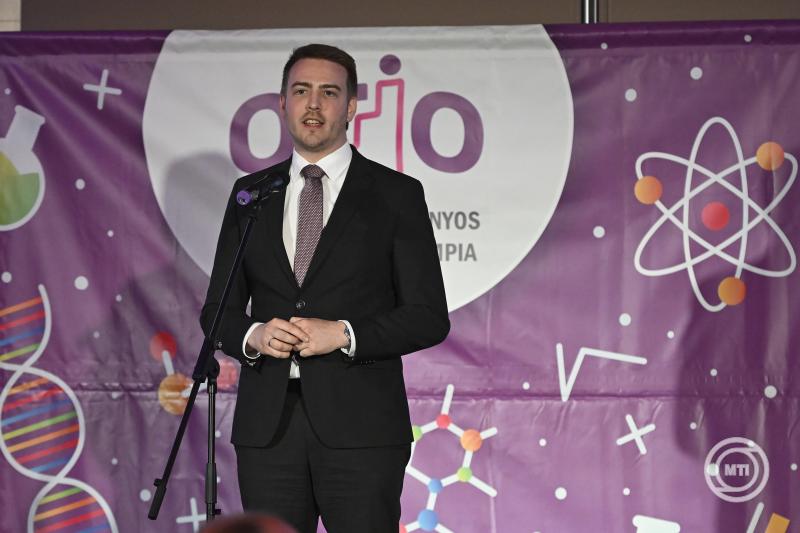 Az Országos Tudományos és Innovációs Olimpia díjátadója Budapesten