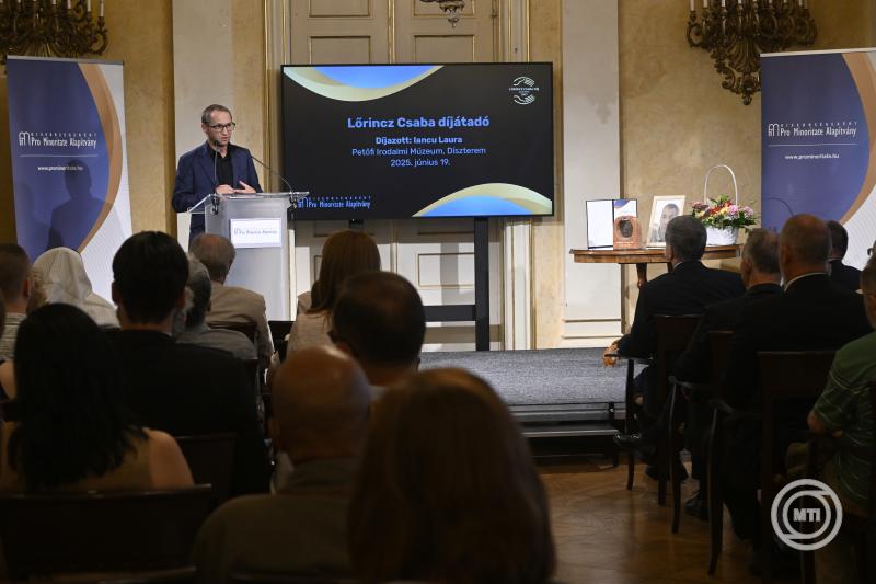 Átadták a Lőrincz Csaba-díjat Budapesten