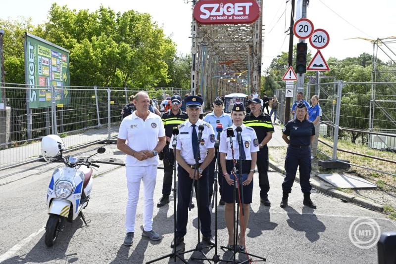 Sziget - Francia, német és holland rendőrök segítik a BRFK munkáját a fesztiválon