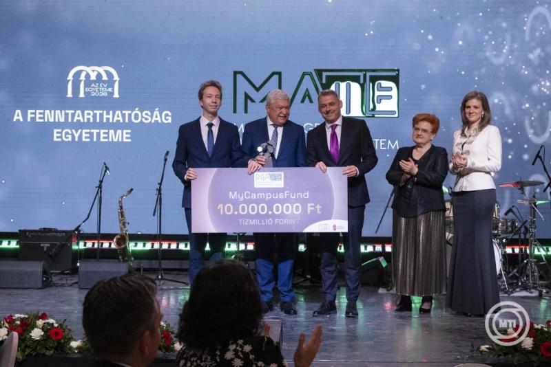 Az Év Egyeteme 2026 gála Gödöllőn