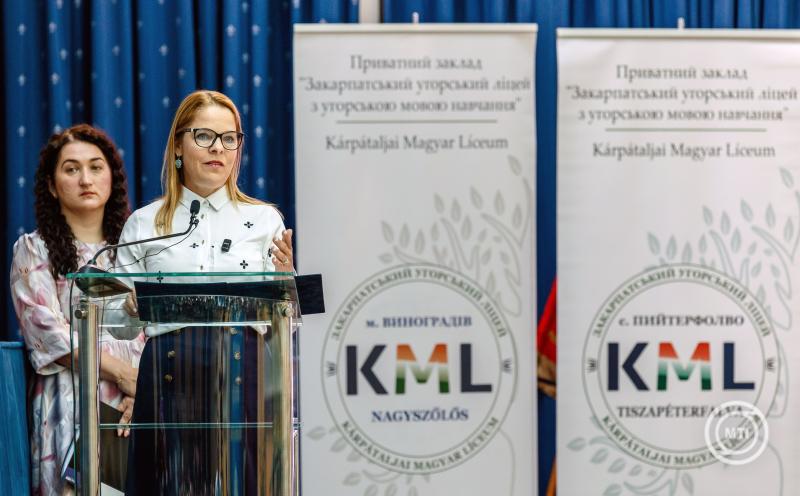 A Kárpátaljai Magyar Líceum első érettségibizonyítvány-átadó ünnepsége