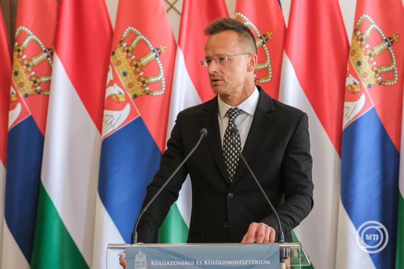 Szijjártó Péter és Marko Duric szerb külügyminiszter találkozója Szegeden