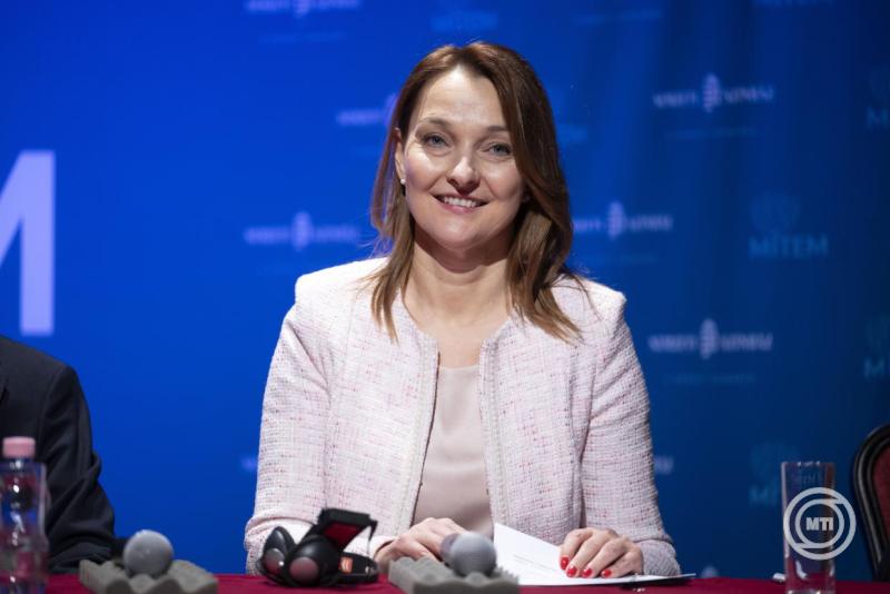 A Madách nemzetközi színházi találkozó sajtótájékoztatója a Nemzeti Színházban