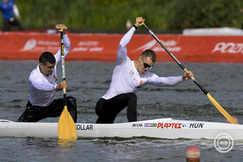 Kajak-kenu vb Poznanban - A Kollár Kristóf, Juhász István páros bronzérmes