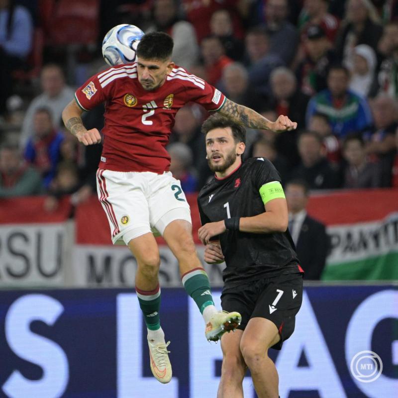 Labdar�g� Nemzetek Lig�ja - Magyarorsz�g-Georgia