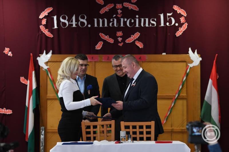 Testvértelepülési megállapodást kötött Vasmegyer és az erdélyi Felsőboldogfalva