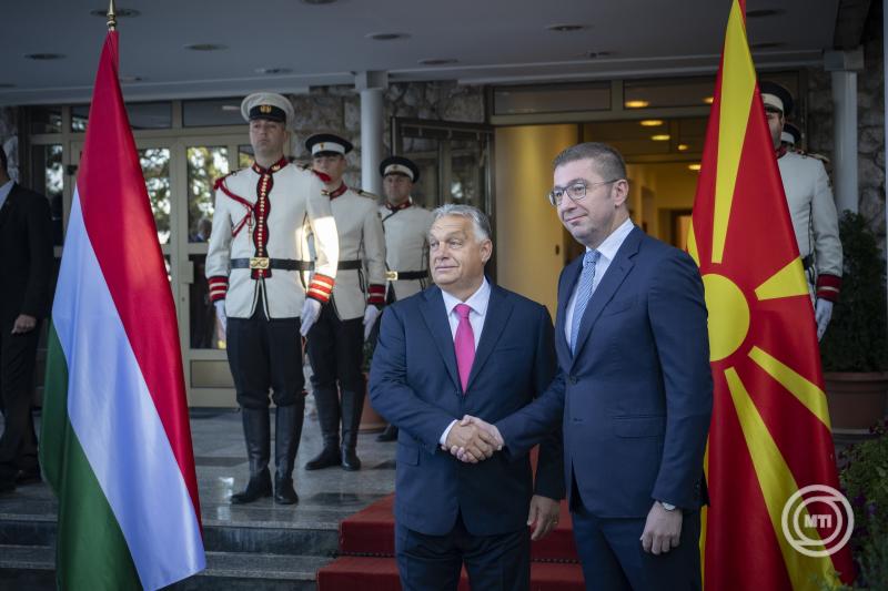 Orbán Viktor Észak-Macedóniában