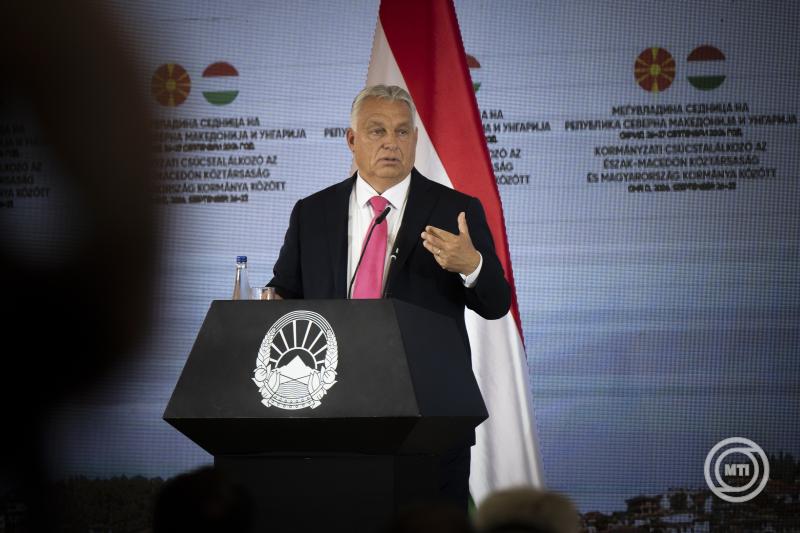 Orbán Viktor Észak-Macedóniában