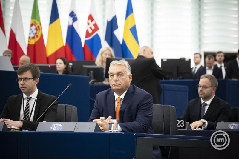 EU-elnökség - Orbán Viktor ismertette a magyar uniós elnökség programját az Európai Parlament ülésén