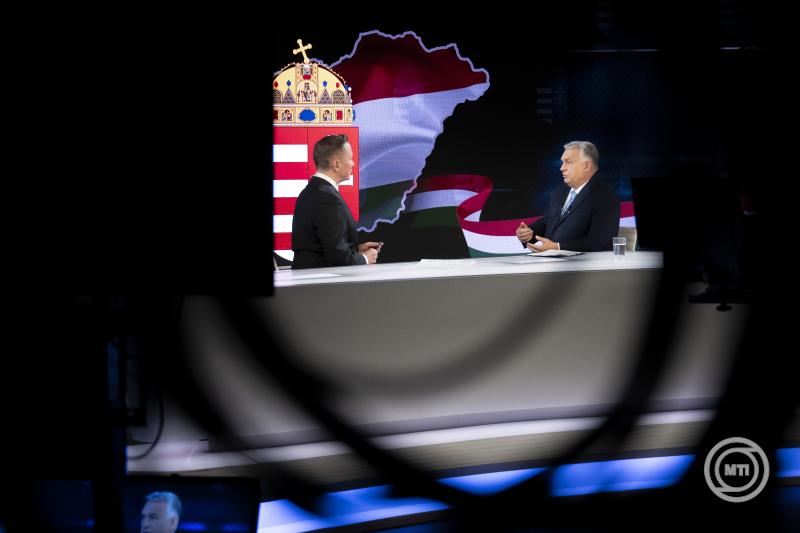 Orbán Viktor interjúja a TV2 Tények című műsorában