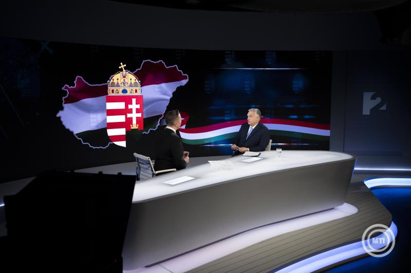 Orbán Viktor interjúja a TV2 Tények című műsorában