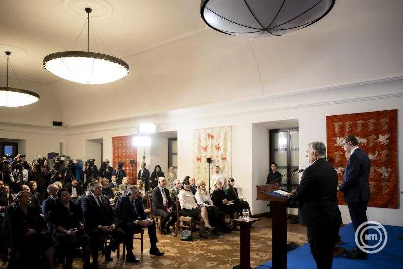Orbán Viktor fogadta Alekszandar Vucic szerb elnököt