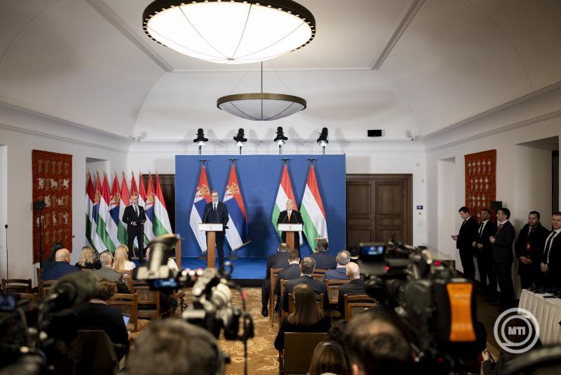 Orbán Viktor fogadta Alekszandar Vucic szerb elnököt