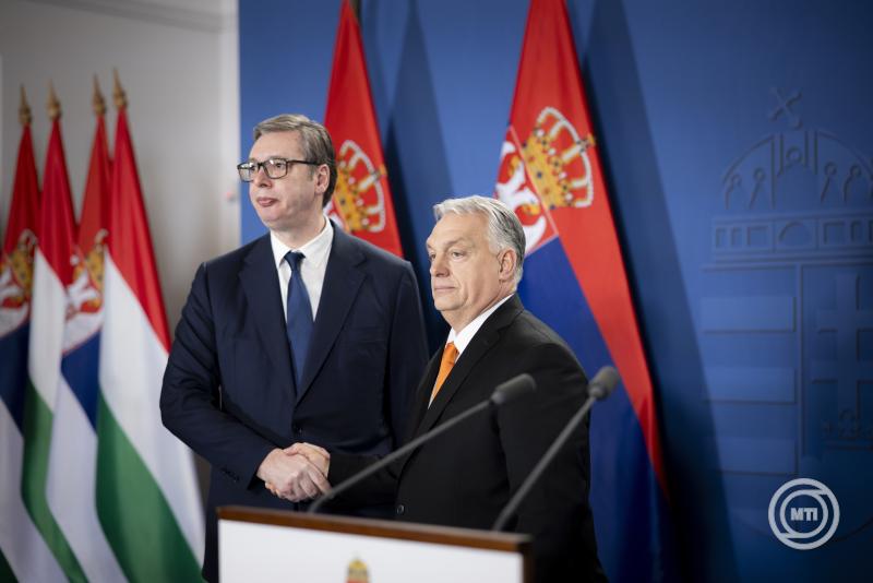 Orbán Viktor fogadta Alekszandar Vucic szerb elnököt