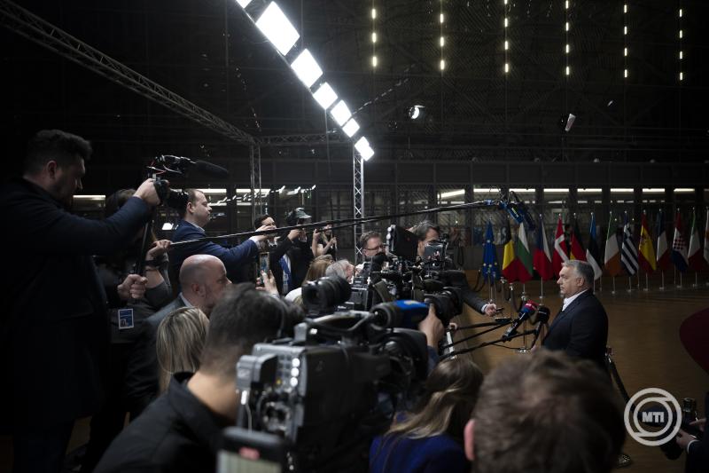 EU-csúcs Brüsszelben - Orbán Viktor