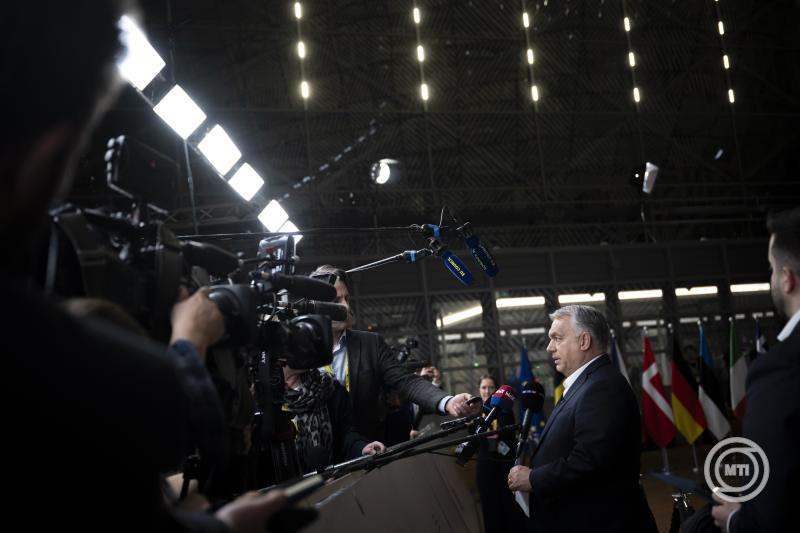 EU-csúcs Brüsszelben - Orbán Viktor