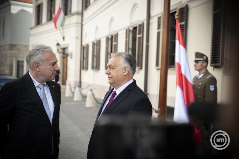 Orbán Viktor fogadta az osztrák Nemzeti Tanács elnökét