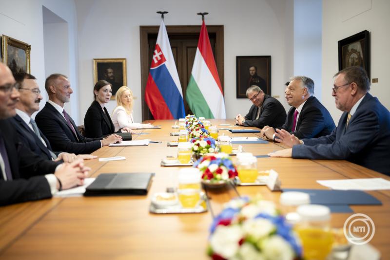 Orbán Viktor a szlovák Nemzeti Tanács elnökével tárgyalt