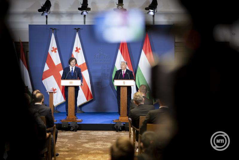 A második magyar-georgiai kormányzati csúcstalálkozó Budapesten