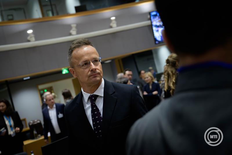 Szijjártó Péter Brüsszelben