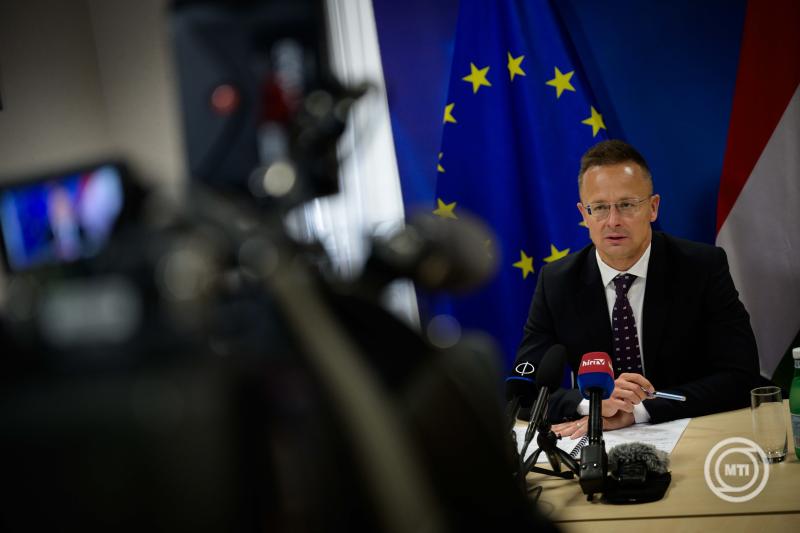 Szijjártó Péter Brüsszelben