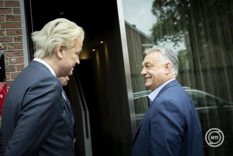 Orbán Viktor és Geert Wilders találkozója