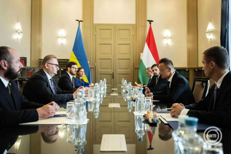 Szijjártó Péter az Európa és az euró-atlanti integráció ügyeiért felelős ukrán miniszterelnök-helyettessel tárgyalt