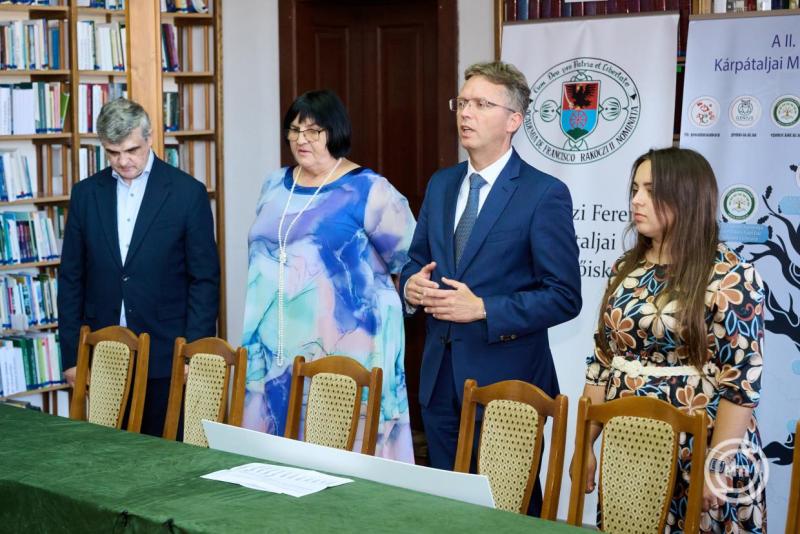 Magyarországi adomány a beregszászi II. Rákóczi Ferenc Kárpátaljai Magyar Főiskolának