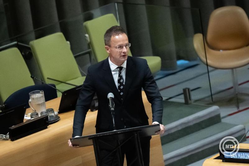 Szijjártó Péter New Yorkban