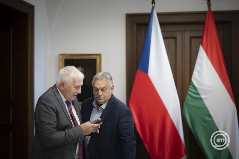 Orbn Viktor fogadta Vclav Klaust