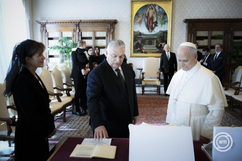 Orbán Viktor a Vatikánban