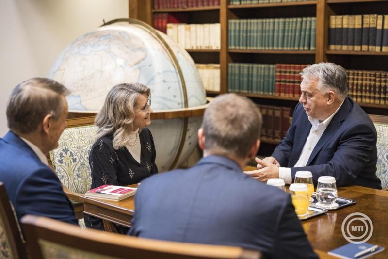 Orbán Viktor a korábbi finn belügyminisztert fogadta