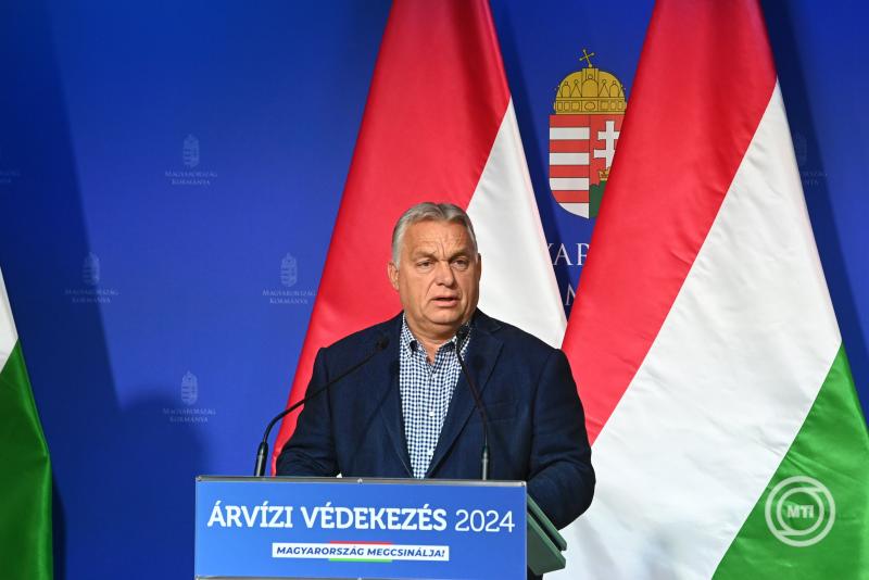 Árvíz - Sajtótájékoztató az árvíz elleni védekezésről