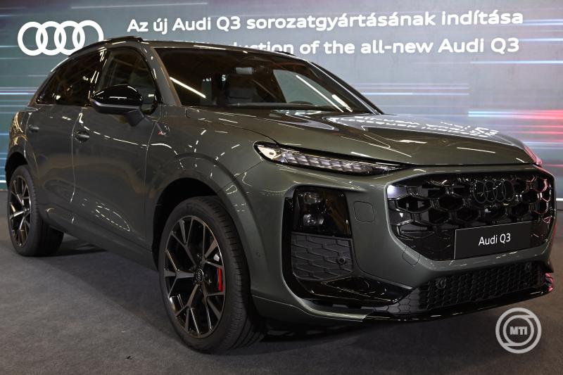 Az Audi Q3 modelljének termelésindító ünnepsége Győrben