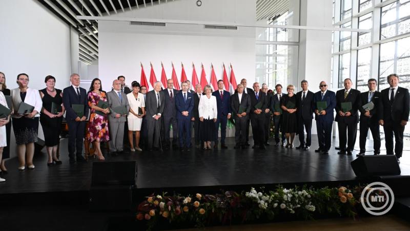Augusztus 20. - Állami kitüntetések átadása a Néprajzi Múzeumban