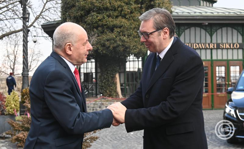 Sulyok Tamás a Magyar Érdemrend nagykeresztjével tüntette ki a szerb államfőt