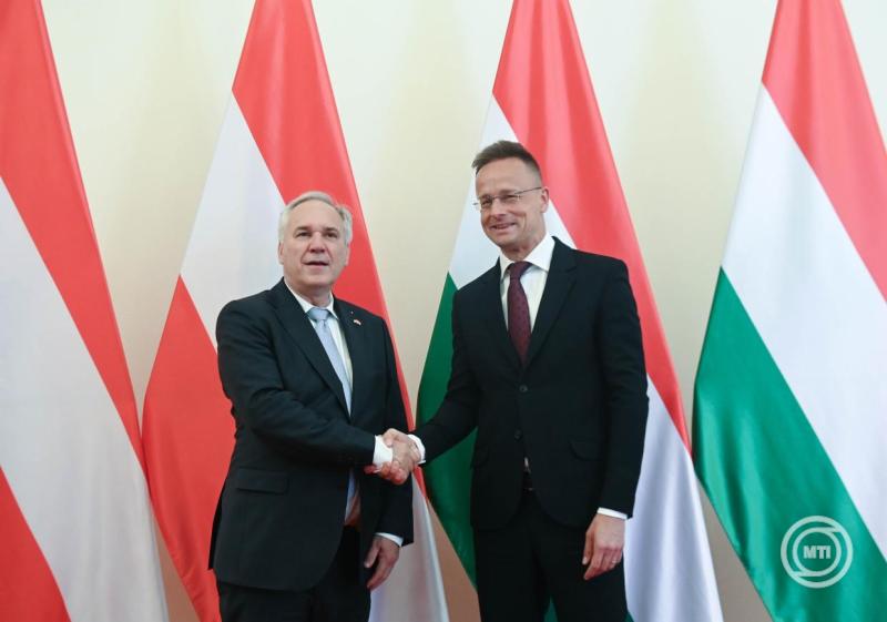 Szijjártó Péter fogadta az osztrák Nemzeti Tanács elnökét