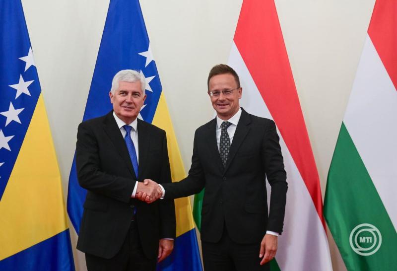 Szijjártó Péter a bosznia-hercegovinai parlament felsőházának alelnökével tárgyalt